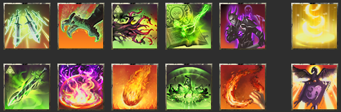 Beam Aedric skill bar