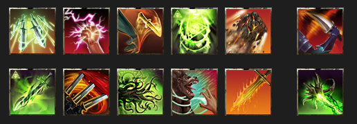 Rune Heart skill bar