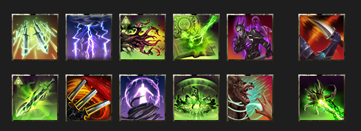 Beam Storm skill bar